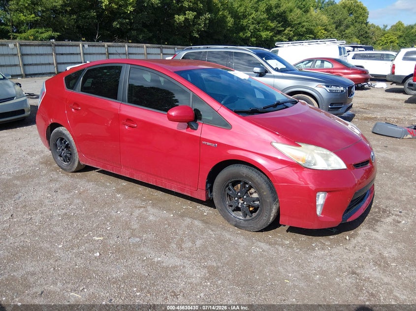 2014 Toyota Prius VIN JTDKN3DU9E0383162 IAAI salvage auction — NORMAL WEAR, Clear (South Carolina), sold $1,200 on 2026-07-29 (photo 1)