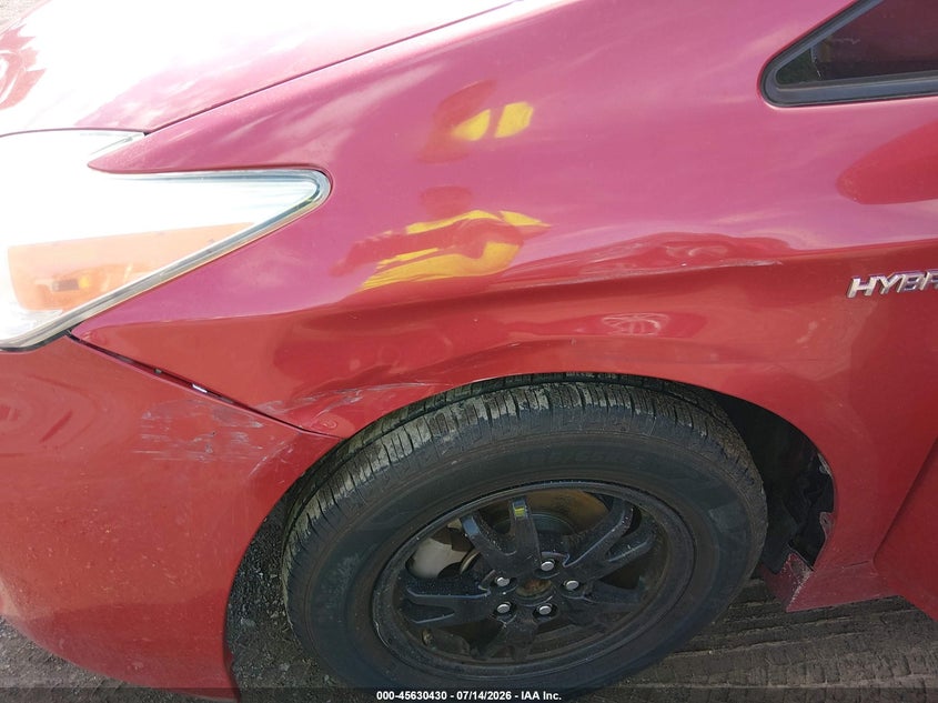 2014 Toyota Prius VIN JTDKN3DU9E0383162 IAAI salvage auction — NORMAL WEAR, Clear (South Carolina), sold $1,200 on 2026-07-29 (photo 6)