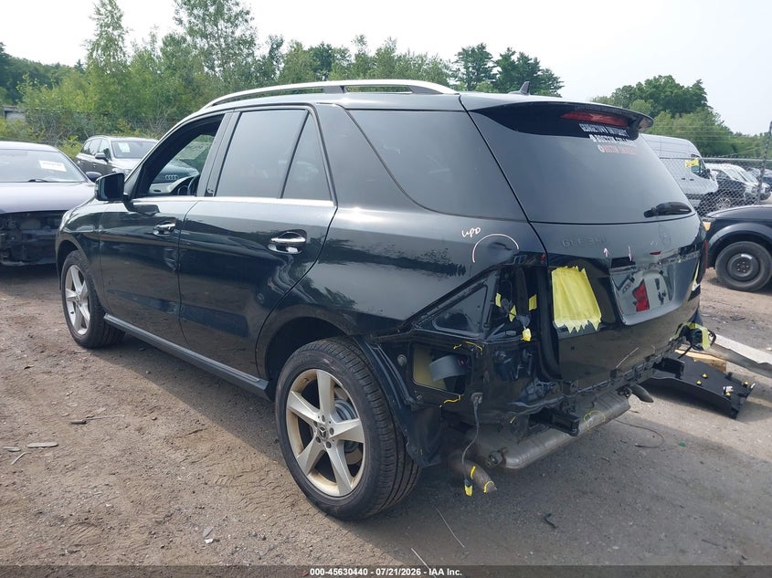 2018 Mercedes-benz Gle VIN 4JGDA5HB8JB169279 IAAI salvage auction — REAR END, Salvage (Massachusetts), sold $6,550 on 2026-08-19 (photo 3)