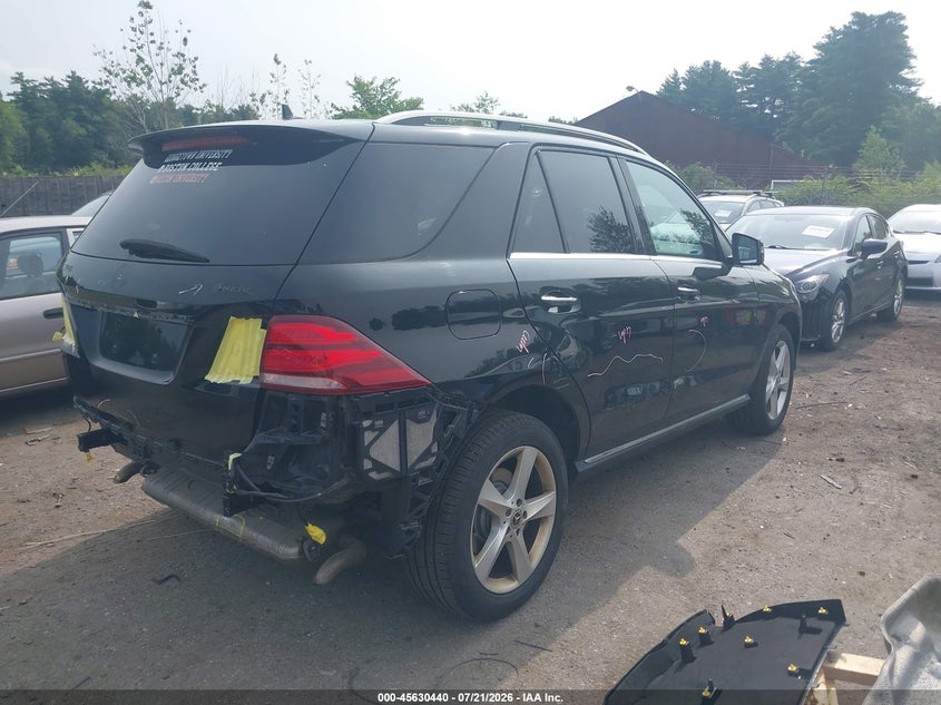 2018 Mercedes-benz Gle VIN 4JGDA5HB8JB169279 IAAI salvage auction — REAR END, Salvage (Massachusetts), sold $6,550 on 2026-08-19 (photo 4)