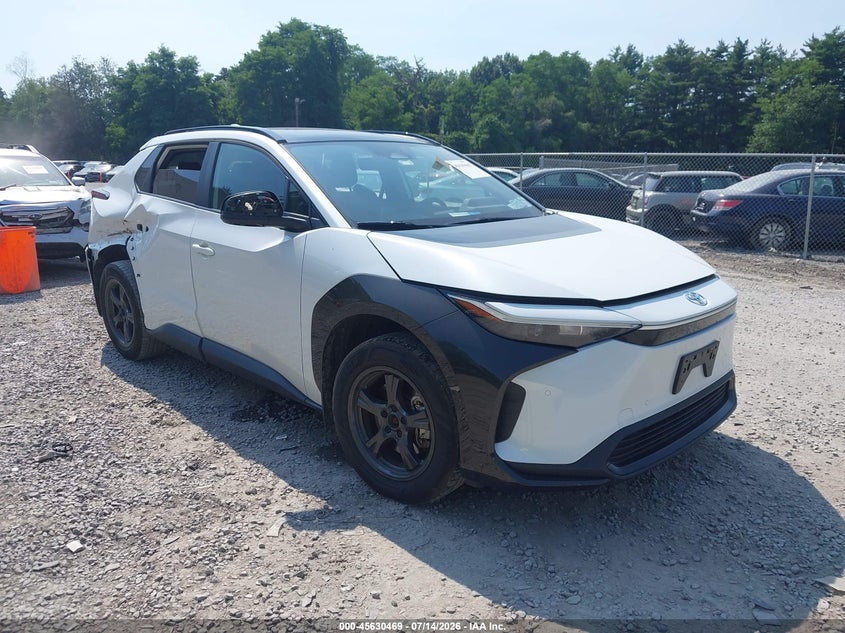 2023 Toyota Bz4x VIN JTMABACA6PA018306 IAAI salvage auction — RIGHT REAR, Salvage Title, sold $6,200 on 2026-07-23 (photo 1)
