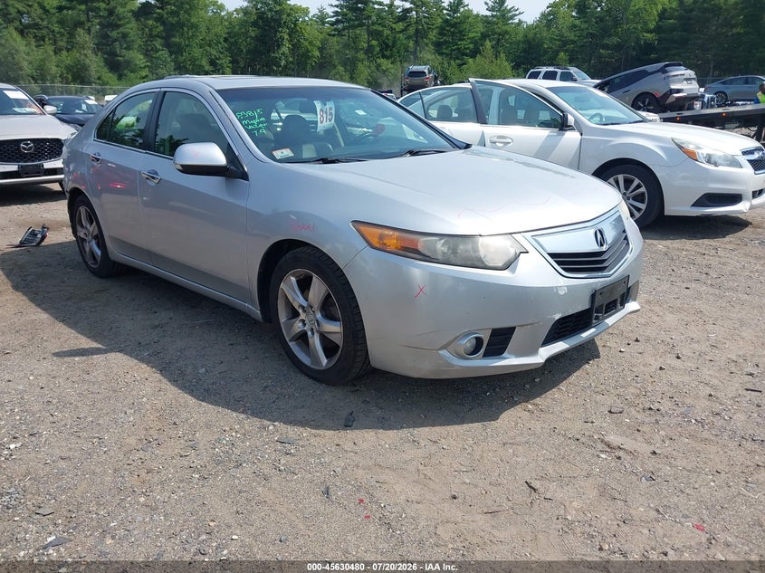 2012 Acura Tsx VIN JH4CU2F47CC011781 IAAI salvage auction — FRONT & REAR, Clear (Massachusetts), sold $1,650 on 2026-07-23 (photo 1)
