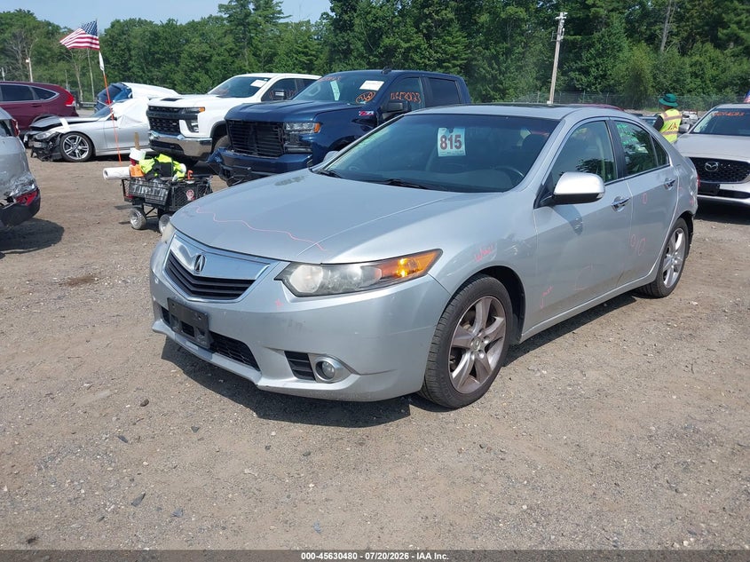 2012 Acura Tsx VIN JH4CU2F47CC011781 IAAI salvage auction — FRONT & REAR, Clear (Massachusetts), sold $1,650 on 2026-07-23 (photo 2)