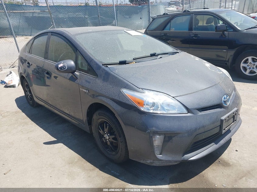 2013 Toyota Prius VIN JTDKN3DU9D1715903 IAAI salvage auction — UNKNOWN, Clear - Dealer Only (California), sold $2,150 on 2026-07-22 (photo 1)