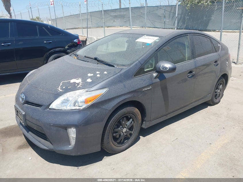 2013 Toyota Prius VIN JTDKN3DU9D1715903 IAAI salvage auction — UNKNOWN, Clear - Dealer Only (California), sold $2,150 on 2026-07-22 (photo 2)