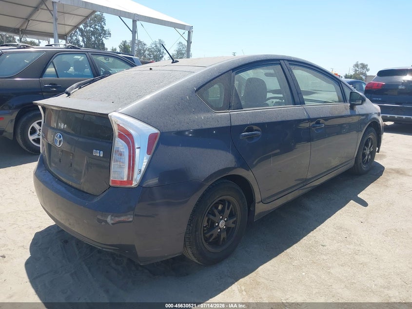 2013 Toyota Prius VIN JTDKN3DU9D1715903 IAAI salvage auction — UNKNOWN, Clear - Dealer Only (California), sold $2,150 on 2026-07-22 (photo 4)