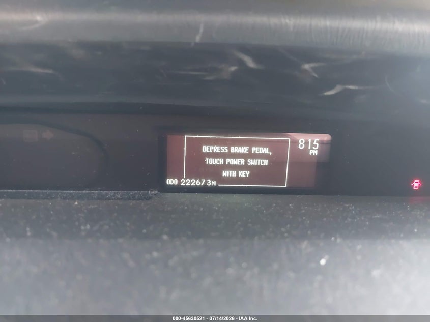 2013 Toyota Prius VIN JTDKN3DU9D1715903 IAAI salvage auction — UNKNOWN, Clear - Dealer Only (California), sold $2,150 on 2026-07-22 (photo 7)