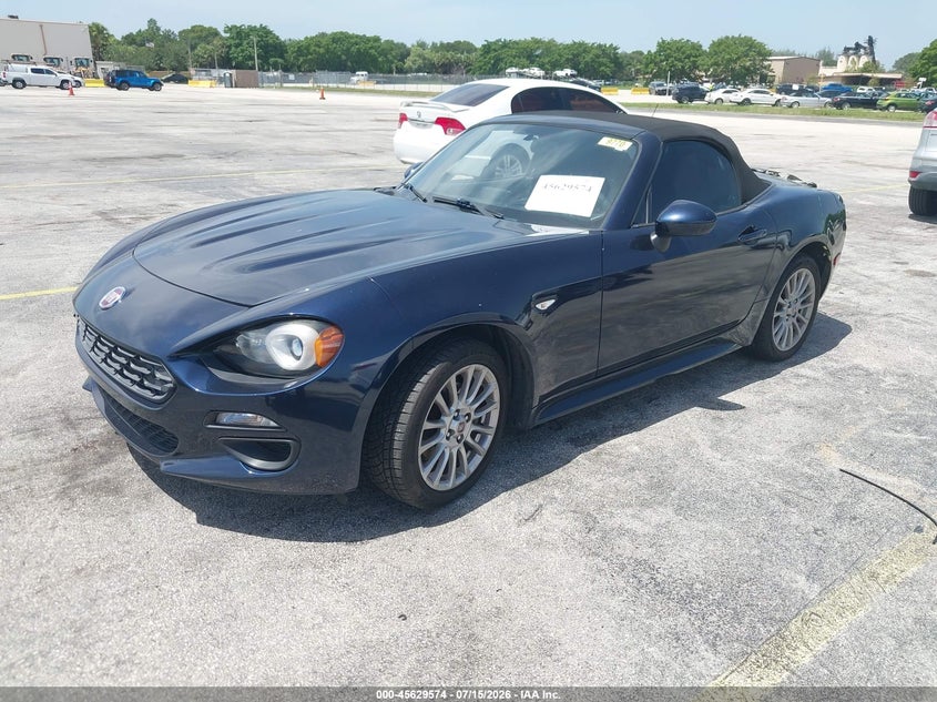 2018 Fiat 124 spider VIN JC1NFAEK1J0135961 IAAI salvage auction — REAR END, Salvage Title, sold $3,350 on 2026-08-09 (photo 2)