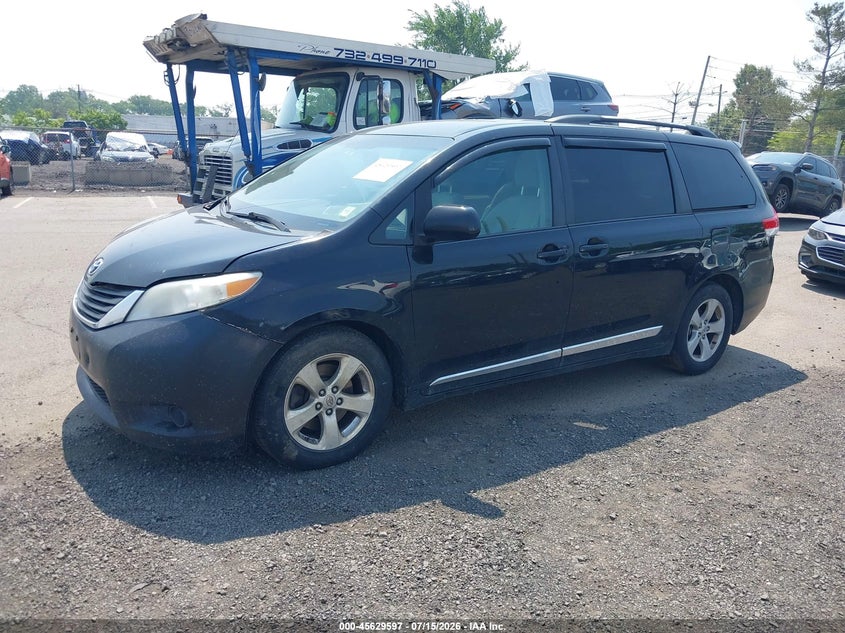 2011 Toyota Sienna VIN 5TDKK3DC9BS161858 IAAI salvage auction — FRONT END, Clear (New York), sold $2,000 on 2026-07-27 (photo 2)