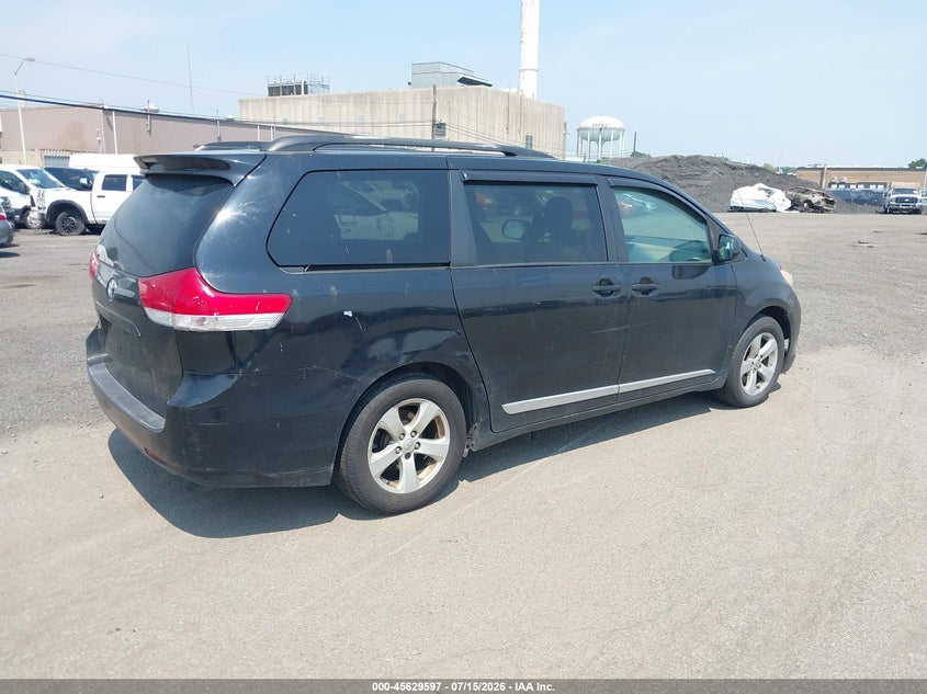 2011 Toyota Sienna VIN 5TDKK3DC9BS161858 IAAI salvage auction — FRONT END, Clear (New York), sold $2,000 on 2026-07-27 (photo 4)