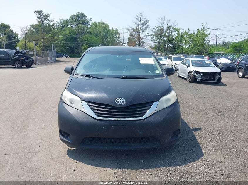 2011 Toyota Sienna VIN 5TDKK3DC9BS161858 IAAI salvage auction — FRONT END, Clear (New York), sold $2,000 on 2026-07-27 (photo 6)