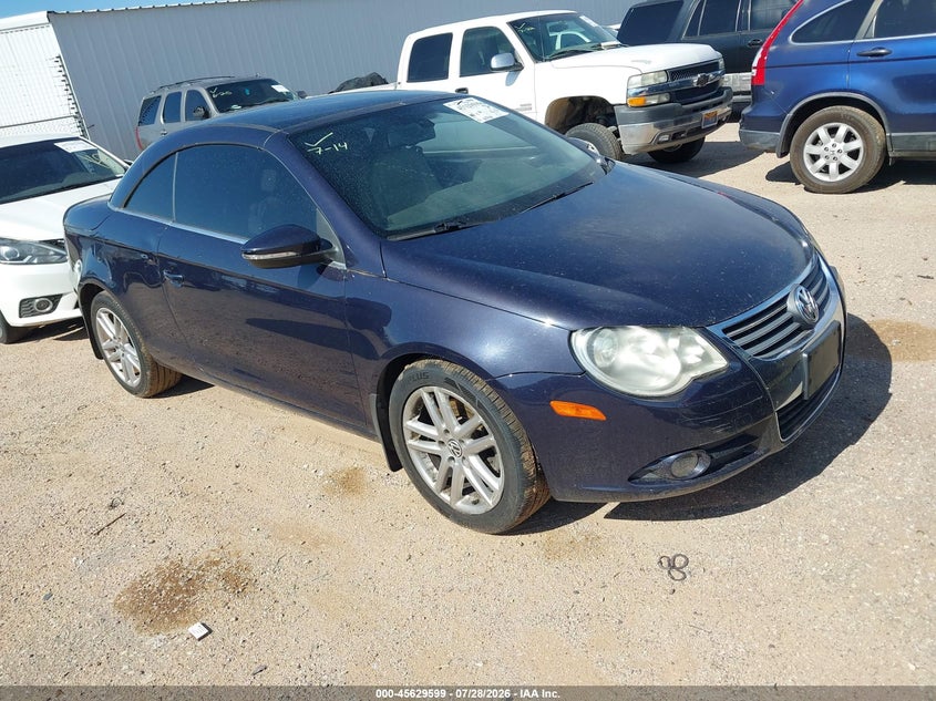 2009 Volkswagen Eos VIN WVWFA71F49V021064 IAAI salvage auction — NORMAL WEAR, Clear (Arizona), sold $725 on 2026-08-06 (photo 1)
