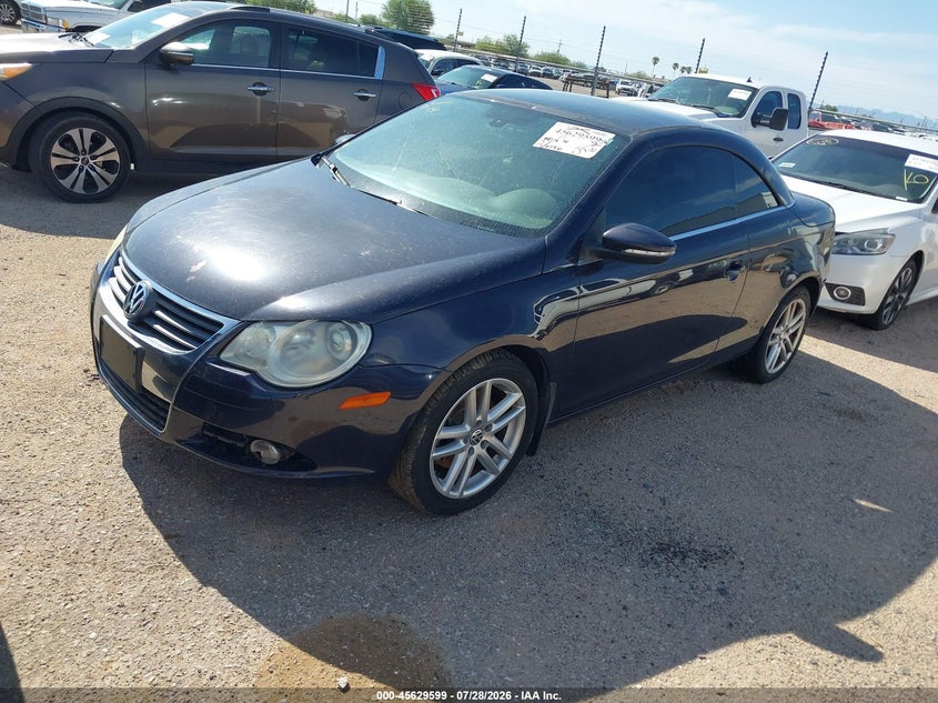 2009 Volkswagen Eos VIN WVWFA71F49V021064 IAAI salvage auction — NORMAL WEAR, Clear (Arizona), sold $725 on 2026-08-06 (photo 2)