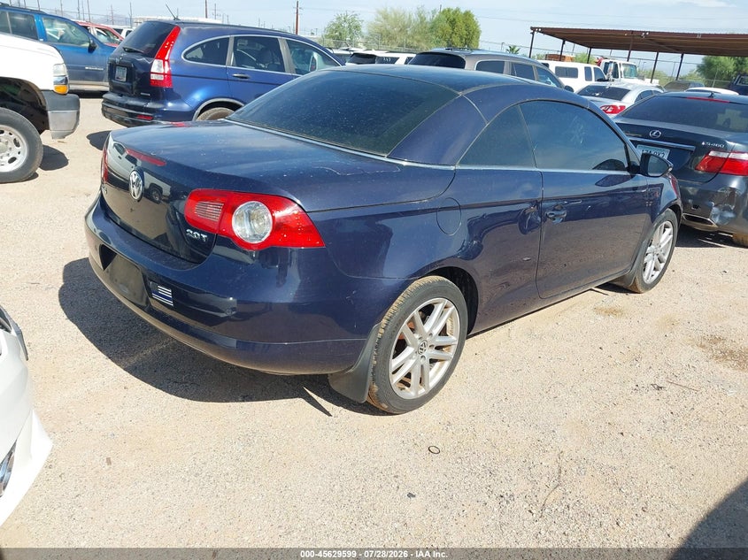 2009 Volkswagen Eos VIN WVWFA71F49V021064 IAAI salvage auction — NORMAL WEAR, Clear (Arizona), sold $725 on 2026-08-06 (photo 4)
