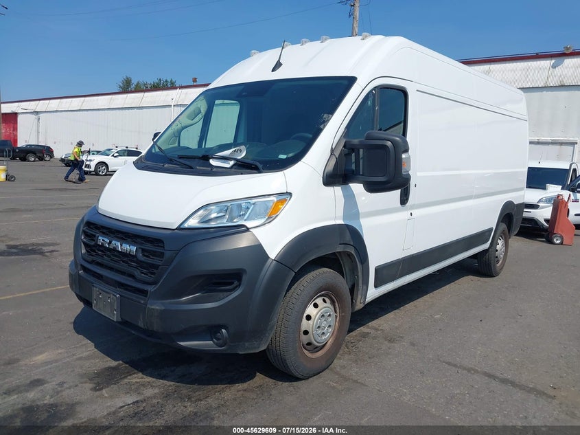 2023 Ram Promaster 2500 VIN 3C6LRVDG4PE577761 IAAI salvage auction — FRONT END, Enterprise Vehicles Clear Only (Oregon), sold $18,775 on 2026-07-22 (photo 2)