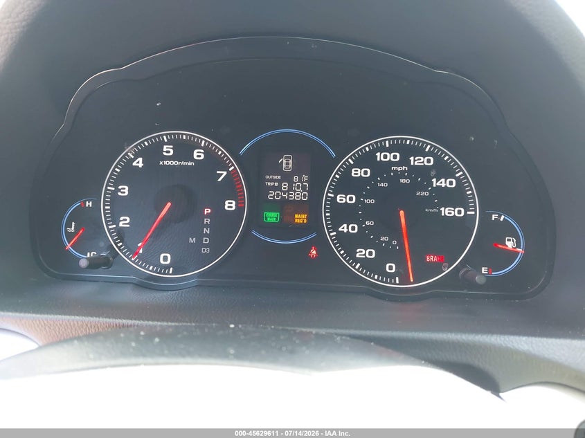 2004 Acura Tsx VIN JH4CL96904C012618 IAAI salvage auction — NORMAL WEAR, Clear (Washington), sold $1,225 on 2026-07-22 (photo 7)
