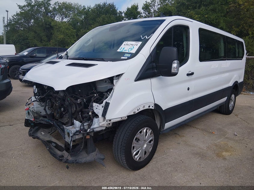 2025 Ford Transit VIN 1FBAX2Y83SKA63806 IAAI salvage auction — FRONT END, Enterprise Vehicles Clear Only (Texas), sold $21,800 on 2026-07-29 (photo 2)