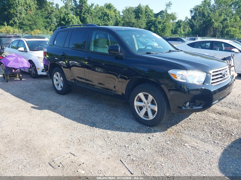 2010 Toyota Highlander VIN 5TDJK3EH4AS039168 IAAI salvage auction — NORMAL WEAR, Clear (Maryland), sold $2,550 on 2026-07-16 (photo 1)