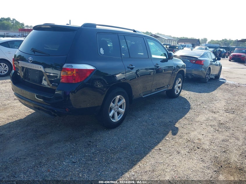 2010 Toyota Highlander VIN 5TDJK3EH4AS039168 IAAI salvage auction — NORMAL WEAR, Clear (Maryland), sold $2,550 on 2026-07-16 (photo 4)