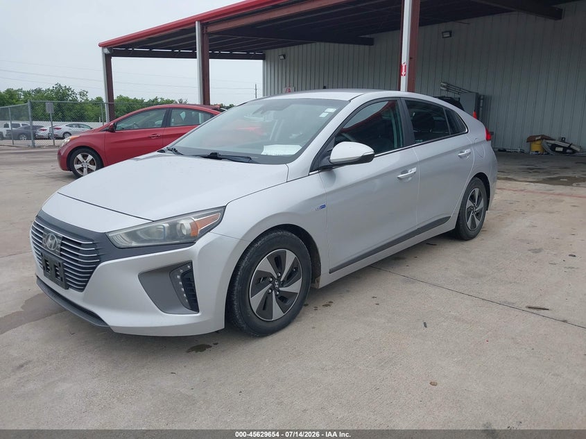 2019 Hyundai Ioniq hybrid VIN KMHC75LC8KU106893 IAAI salvage auction — NORMAL WEAR, Sf97 (Texas), sold $9,275 on 2026-09-01 (photo 2)