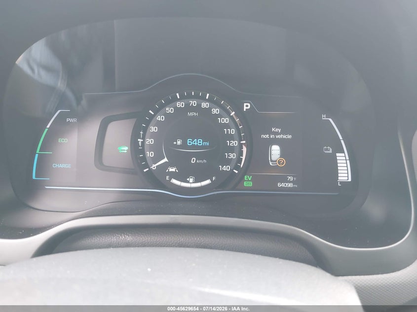 2019 Hyundai Ioniq hybrid VIN KMHC75LC8KU106893 IAAI salvage auction — NORMAL WEAR, Sf97 (Texas), sold $9,275 on 2026-09-01 (photo 7)