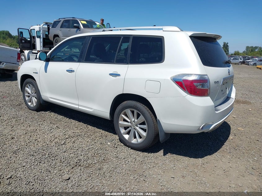 2008 Toyota Highlander hybrid VIN JTEEW44A982007720 IAAI salvage auction — NORMAL WEAR, Peddle Clear Public-Restricted (Oregon), sold $2,900 on 2026-07-20 (photo 3)
