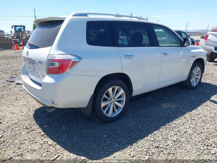 2008 Toyota Highlander hybrid VIN JTEEW44A982007720 IAAI salvage auction — NORMAL WEAR, Peddle Clear Public-Restricted (Oregon), sold $2,900 on 2026-07-20 (photo 4)