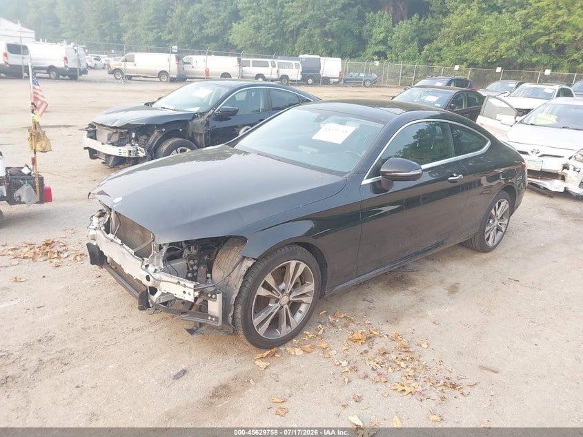2017 Mercedes-benz C-klasse VIN WDDWJ4KB4HF479521 IAAI salvage auction — FRONT END, Salvage - 75% Or Less (Maryland), sold $4,150 on 2026-08-14 (photo 2)