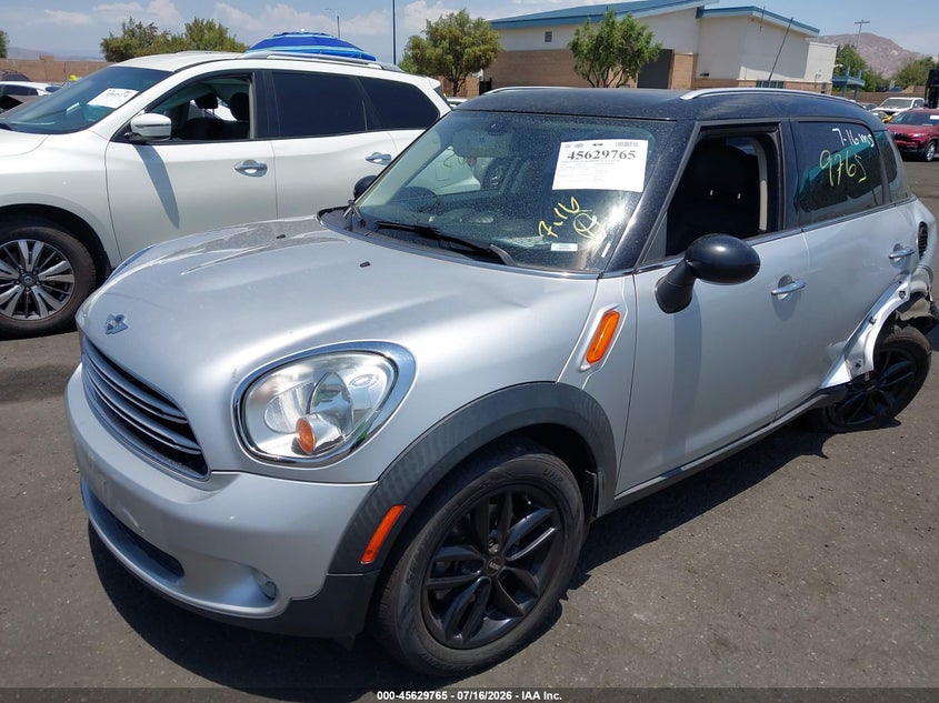 2015 Mini Countryman VIN WMWZB3C59FWR43503 IAAI salvage auction — LEFT REAR, Salvage Title, sold $875 on 2026-08-07 (photo 2)