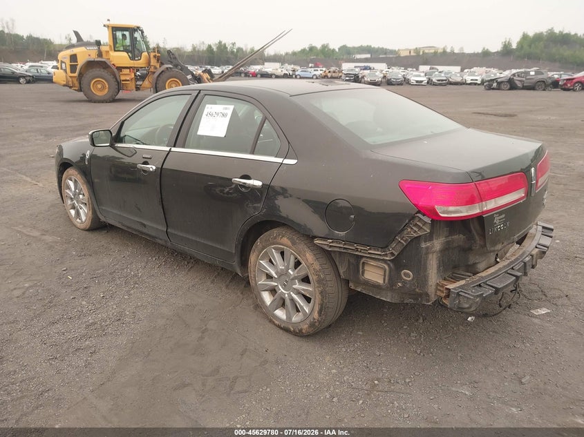 2011 Lincoln Mkz VIN 3LNHL2JC7BR750847 IAAI salvage auction — FRONT & REAR, Salvage (Pennsylvania), sold $150 on 2026-07-26 (photo 3)