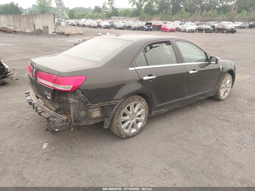 2011 Lincoln Mkz VIN 3LNHL2JC7BR750847 IAAI salvage auction — FRONT & REAR, Salvage (Pennsylvania), sold $150 on 2026-07-26 (photo 4)