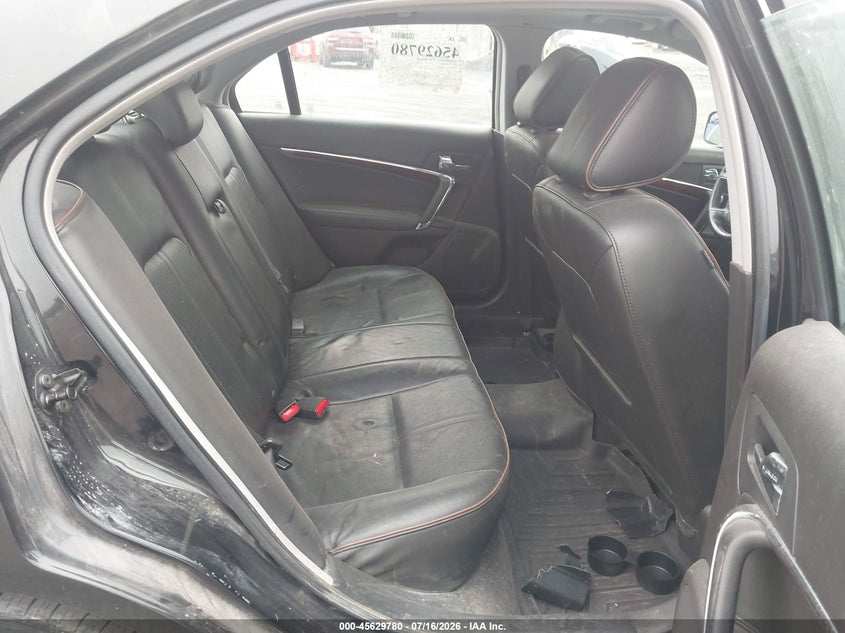 2011 Lincoln Mkz VIN 3LNHL2JC7BR750847 IAAI salvage auction — FRONT & REAR, Salvage (Pennsylvania), sold $150 on 2026-07-26 (photo 8)