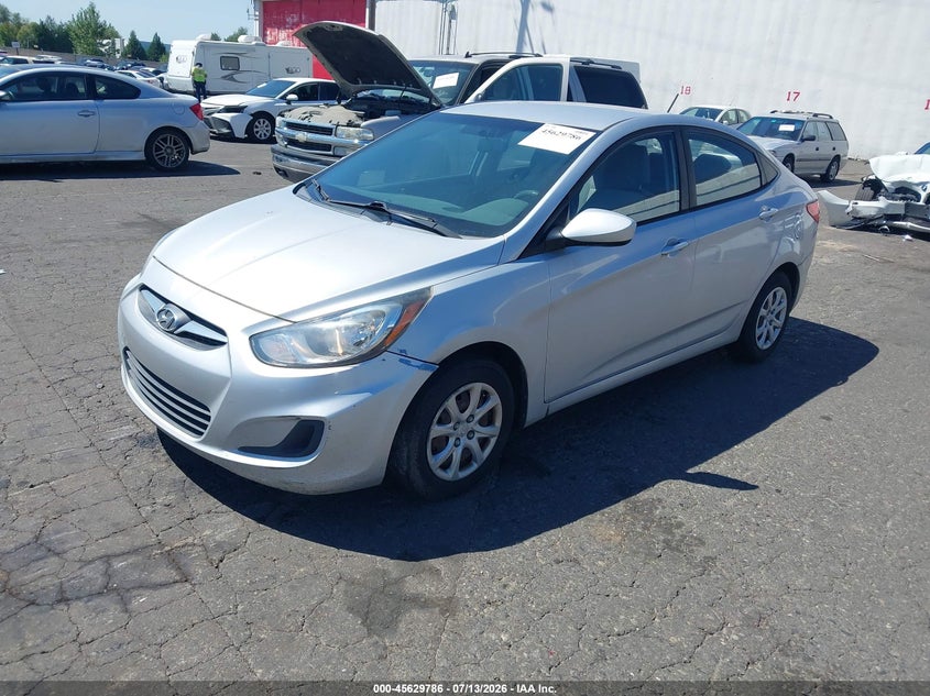 2014 Hyundai Accent VIN KMHCT4AE9EU695418 IAAI salvage auction — NORMAL WEAR, Clear-Dealer Only (Washington), sold $200 on 2026-07-30 (photo 2)