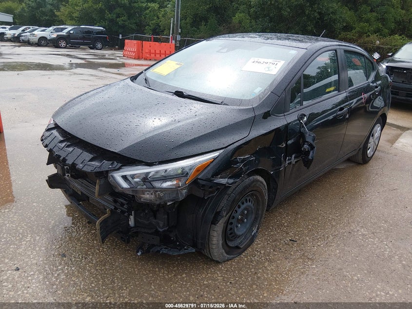 2025 Nissan Versa VIN 3N1CN8DV8SL837364 IAAI salvage auction — LEFT FRONT, Enterprise Vehicles Clear Only (Illinois), sold $9,900 on 2026-07-20 (photo 2)
