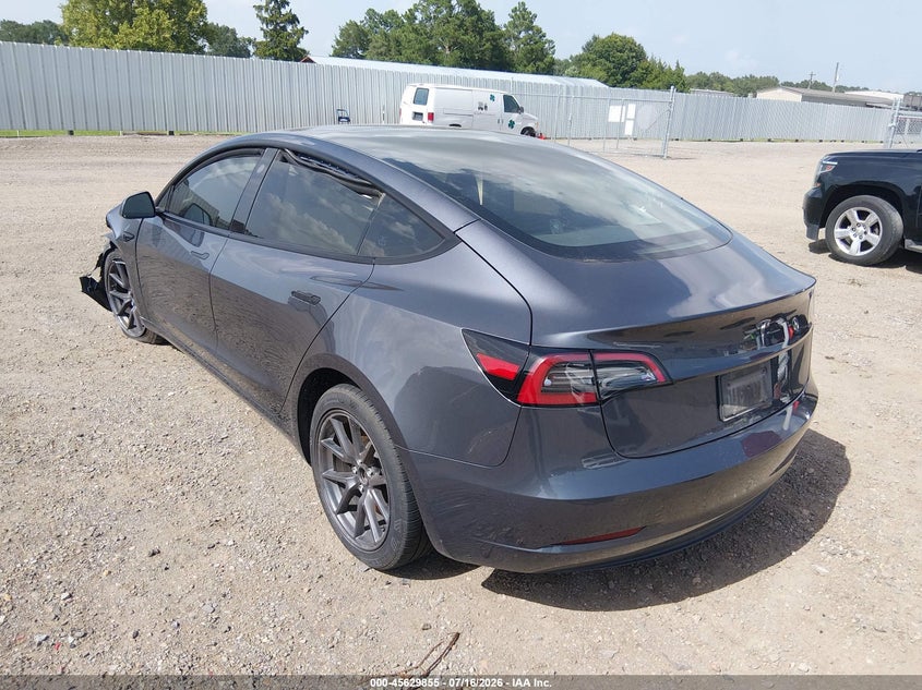 2023 Tesla Model 3 VIN 5YJ3E1EA8PF691778 IAAI salvage auction — LEFT FRONT, Salvage Title, sold $8,000 on 2026-08-26 (photo 3)