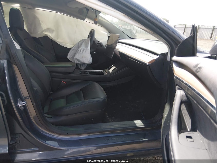 2023 Tesla Model 3 VIN 5YJ3E1EA8PF691778 IAAI salvage auction — LEFT FRONT, Salvage Title, sold $8,000 on 2026-08-26 (photo 5)