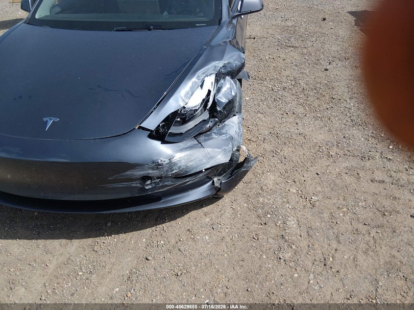 2023 Tesla Model 3 VIN 5YJ3E1EA8PF691778 IAAI salvage auction — LEFT FRONT, Salvage Title, sold $8,000 on 2026-08-26 (photo 6)