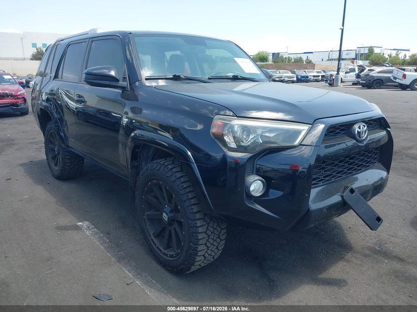 2016 Toyota 4runner VIN JTEBU5JRXG5315193 IAAI salvage auction — RIGHT SIDE, Salvage Certificate (California), sold $7,300 on 2026-07-24 (photo 1)