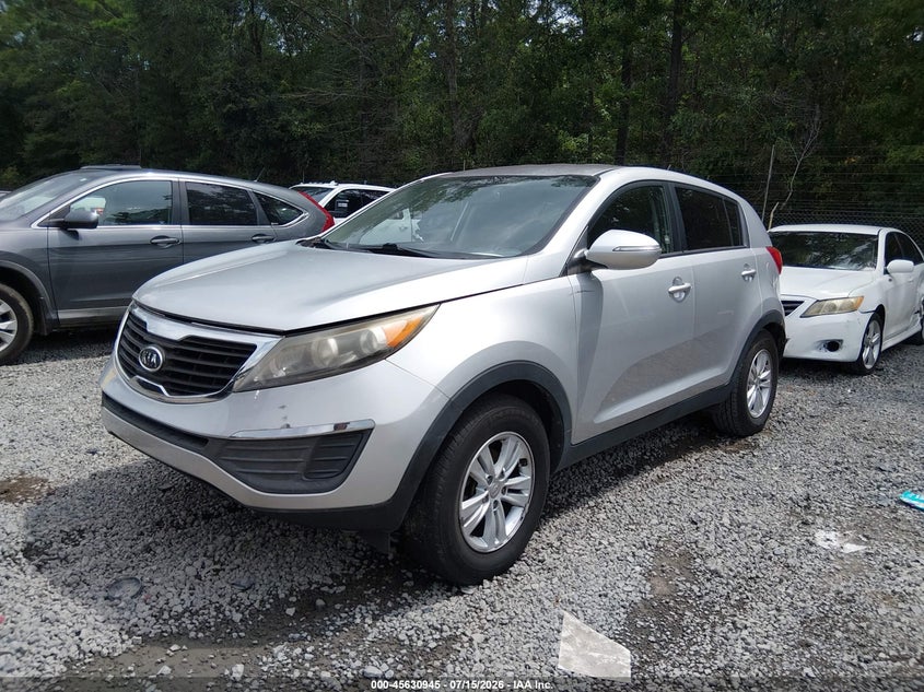 2011 Kia Sportage VIN KNDPB3A22B7089929 IAAI salvage auction — NORMAL WEAR, Clear (South Carolina), sold $1,800 on 2026-07-21 (photo 6)