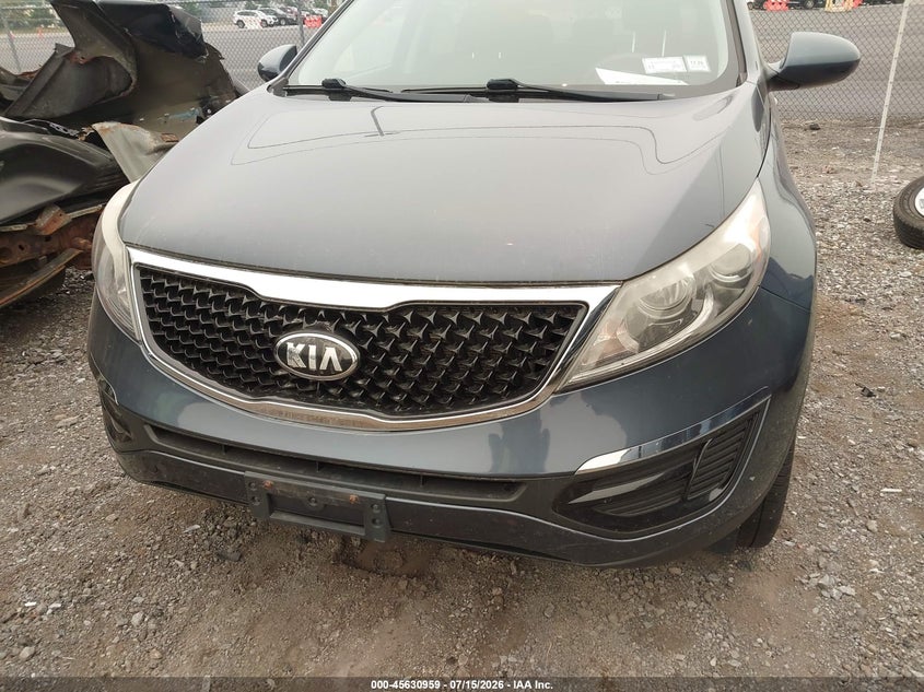 2014 Kia Sportage VIN KNDPB3AC7E7566898 IAAI salvage auction — NORMAL WEAR, Salvage Title, sold $1,250 on 2026-07-22 (photo 6)