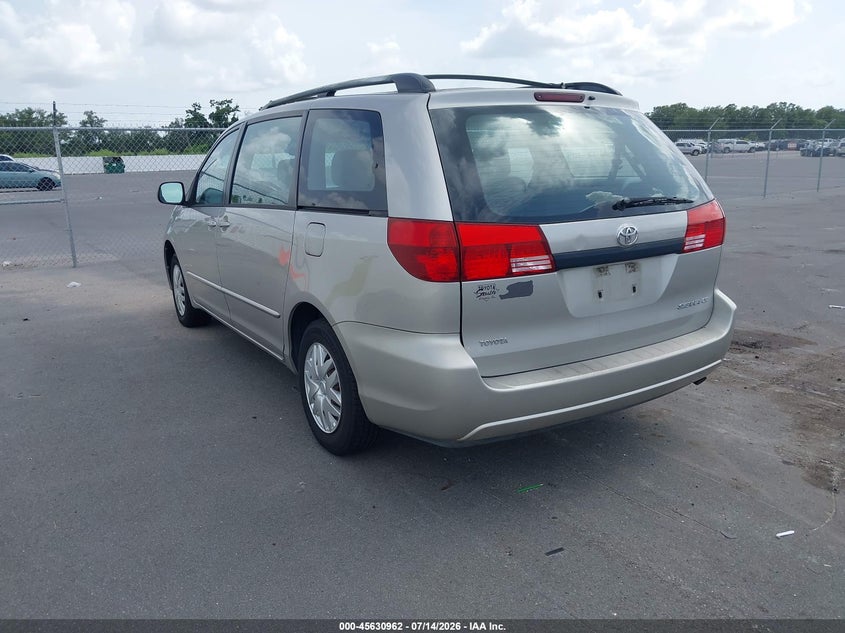 2005 Toyota Sienna VIN 5TDZA23C75S335699 IAAI salvage auction — NORMAL WEAR, Clear (Florida), sold $1,000 on 2026-07-20 (photo 3)