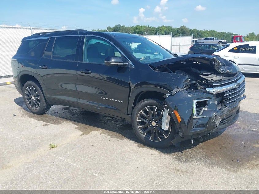 2025 Chevrolet Traverse VIN 1GNEVGRS4SJ279428 IAAI salvage auction — FRONT END, Salvage Title, sold $12,750 on 2026-09-03 (photo 1)