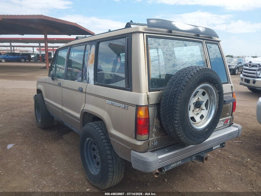 1991 Isuzu Trooper VIN JACCH58R5M8912201 IAAI salvage auction — NORMAL WEAR, Clear-Dealer Only (Arizona), sold $275 on 2026-07-28 (photo 3)
