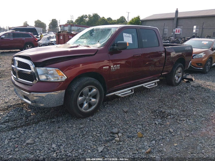2020 Ram 1500 VIN 1C6RR7TT1LS109272 IAAI salvage auction — FRONT END, Wait Title, sold $2,950 on 2026-09-05 (photo 2)