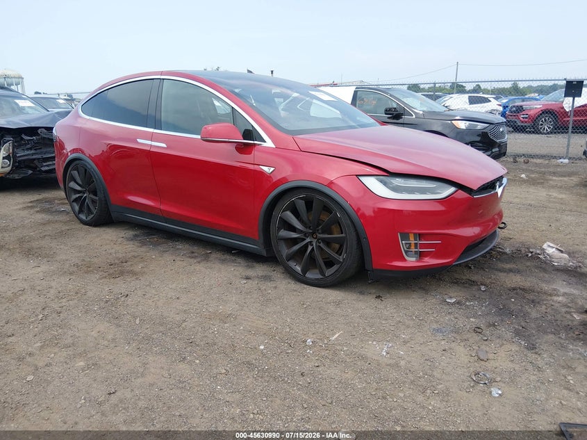 2016 Tesla Model x VIN 5YJXCBE21GF006123 — IAAI salvage auction photo