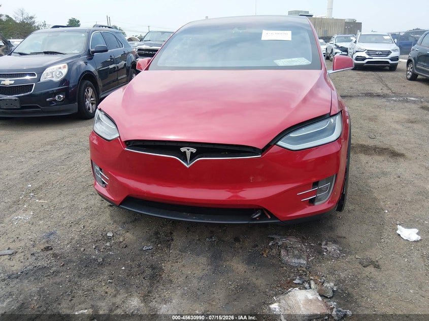 2016 Tesla Model x VIN 5YJXCBE21GF006123 IAAI salvage auction — FRONT END, Salvage Title, sold $7,500 on 2026-08-31 (photo 6)