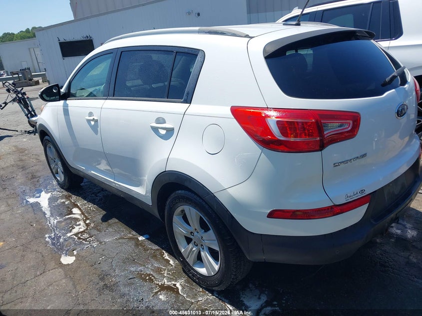 2012 Kia Sportage VIN KNDPB3A21C7339548 IAAI salvage auction — FRONT END, Salvage Title, sold $2,450 on 2026-08-02 (photo 3)