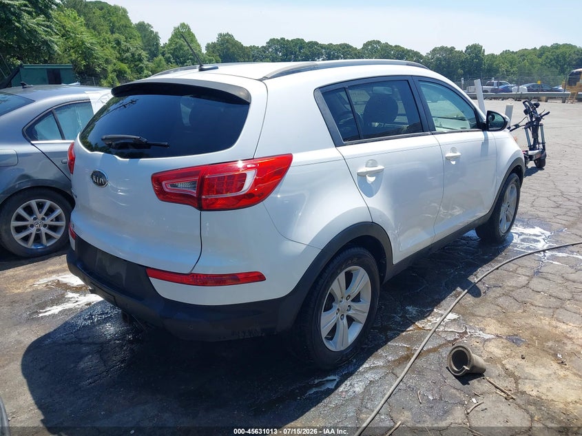 2012 Kia Sportage VIN KNDPB3A21C7339548 IAAI salvage auction — FRONT END, Salvage Title, sold $2,450 on 2026-08-02 (photo 4)