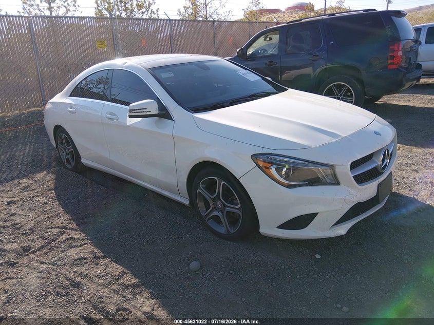 2014 Mercedes-benz Cla-klasse VIN WDDSJ4EB8EN040589 IAAI salvage auction — ENGINE DAMAGE, Clear (California), sold $25 on 2026-07-24 (photo 1)