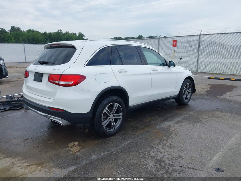 2017 Mercedes-benz Glc class VIN WDC0G4KB5HF122387 IAAI salvage auction — FRONT END, Bill Of Sale (Kentucky), sold $3,050 on 2026-08-21 (photo 4)